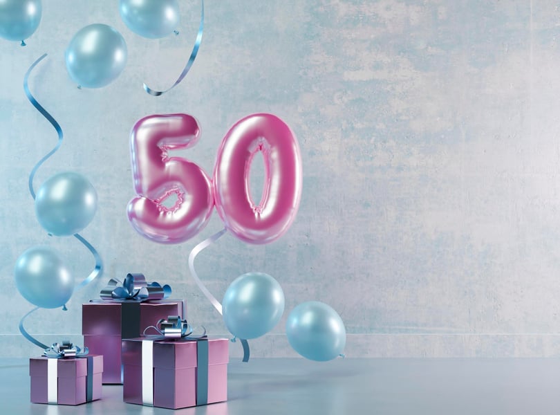 Celebratory 50th Birthday Setup
